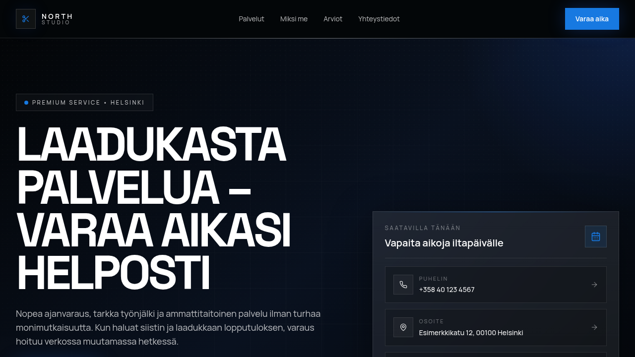 Darker design demo preview